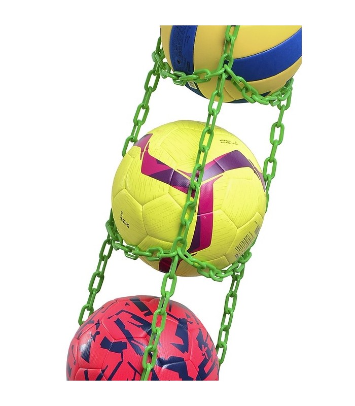 Wieszak na 5 piłek - zielony