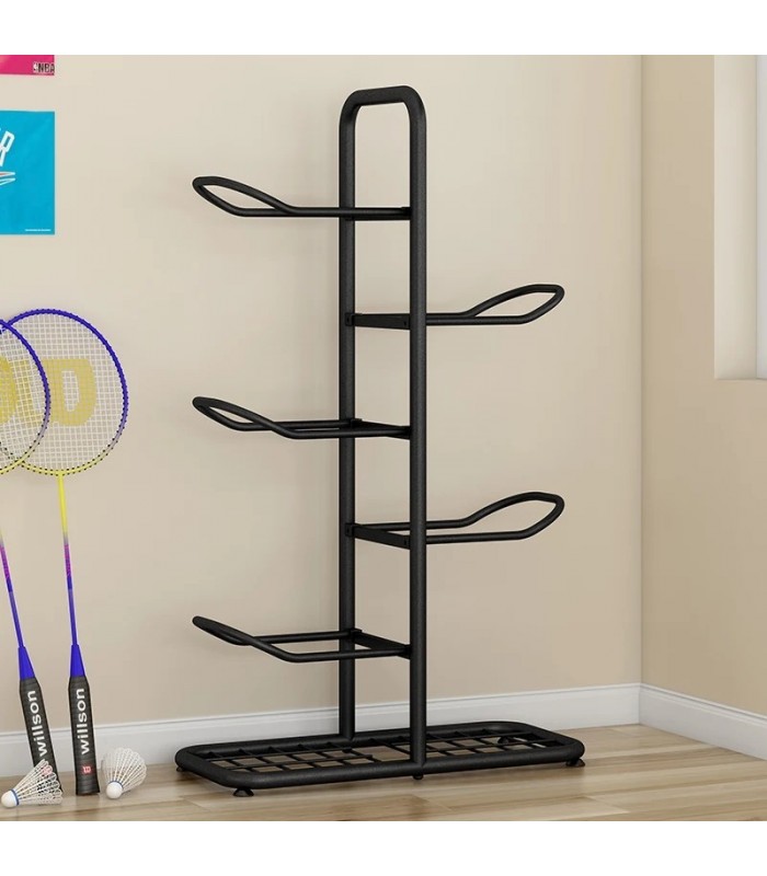 Stojak metalowy na 5 piłek - M5 - czarny