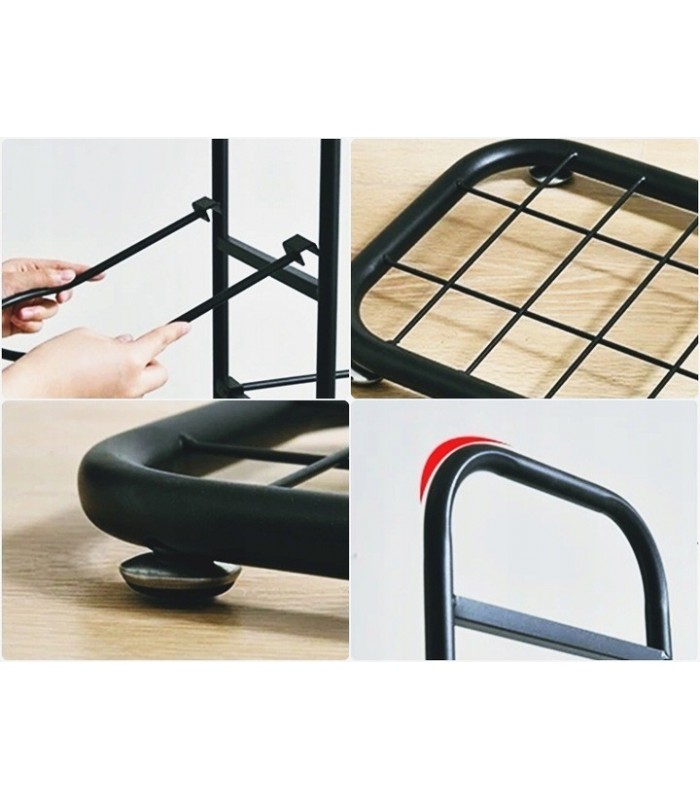 Stojak metalowy na 5 piłek - M5 - czarny