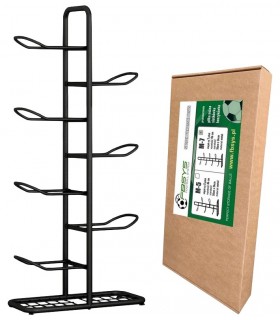 Stojak metalowy na 7 piłek - M7 - czarny